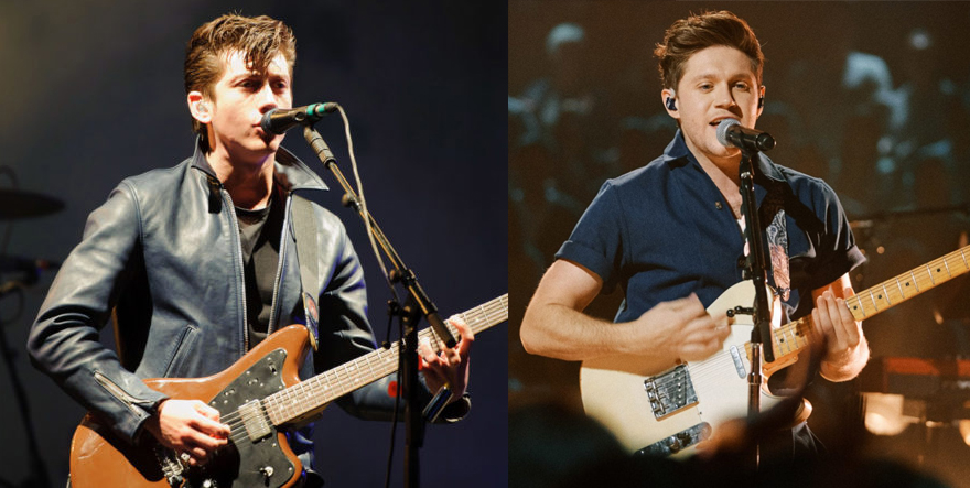 Alex Turner and Niall Horan

Different Bands Entirely
