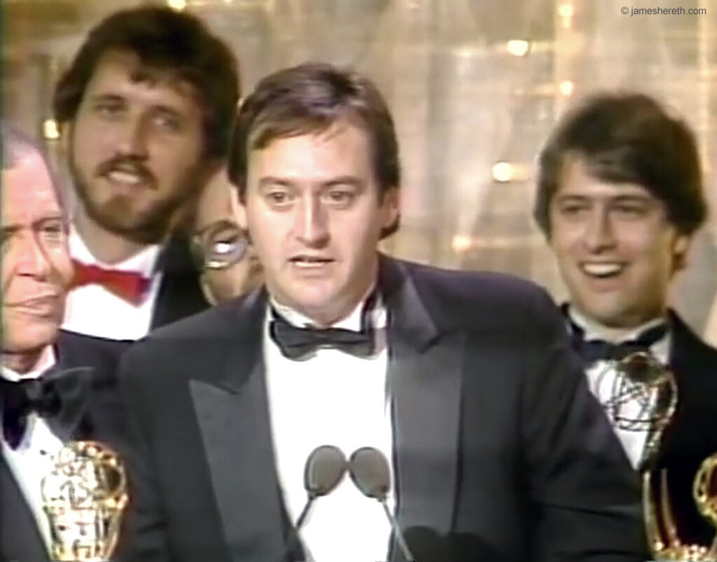 The 1982 Emmy for Outstanding Writing in a Variety or Music Program goes to SCTV