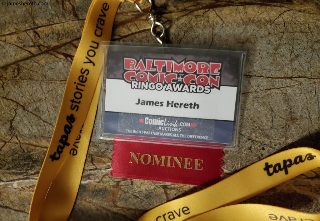 James Hereth's 2022 Ringo Awards pass.