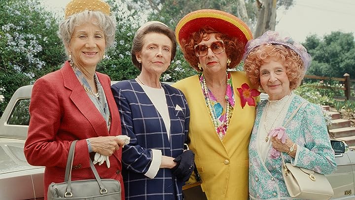Olympia Dukakis, Joan Leslie, Jean Stapleton, and Amzie Strickland in the CBS TV Movie "Fire in the Dark" (1991)