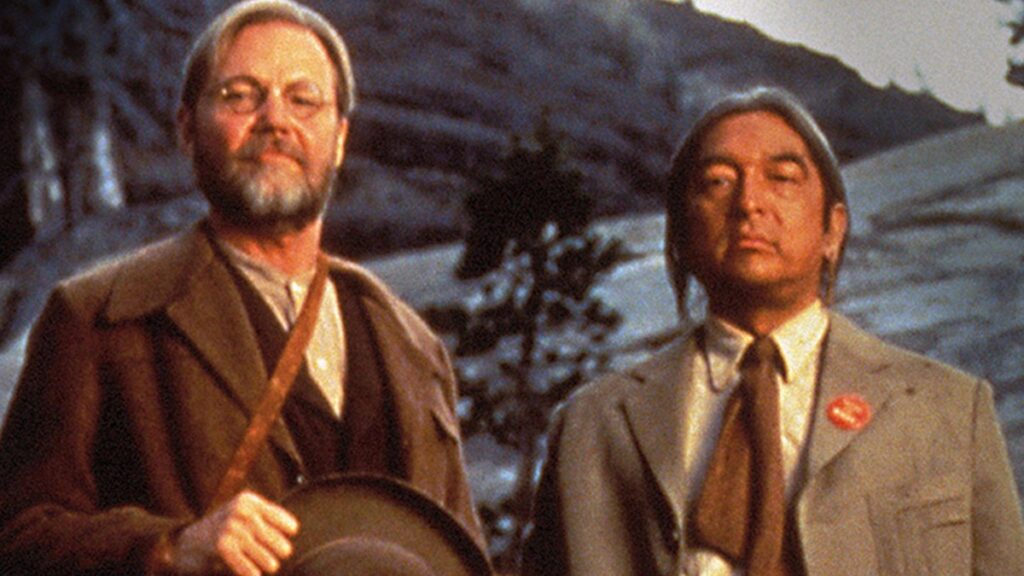 Jon Voight and Graham Greene in the HBO TV Movie, "The Last of His Tribe" (1992)
